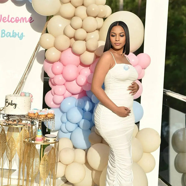 Casualwear-Bodycon Cami Maternity Party Maxi Dress