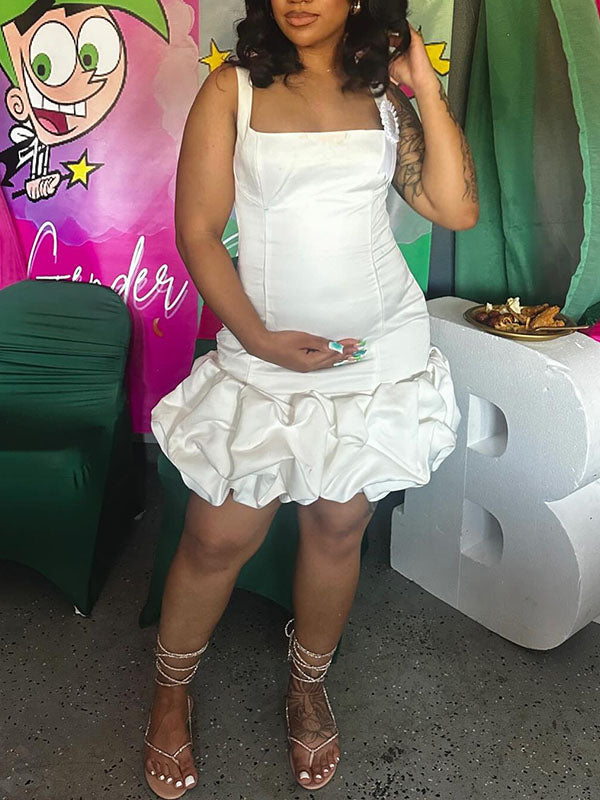 Casualwear-Bodycon Cami Party Maternity Mini Dress