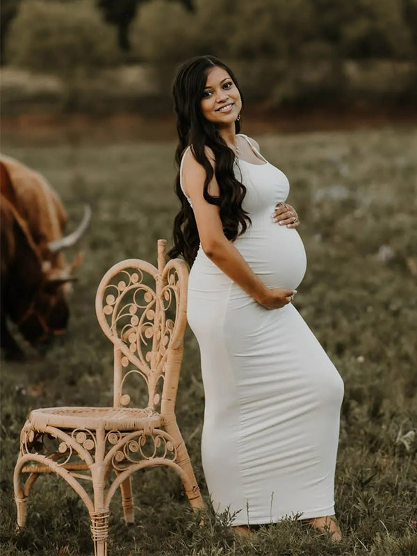 Casualwear- Cami Bodycon Photoshoot Maternity Maxi Dress