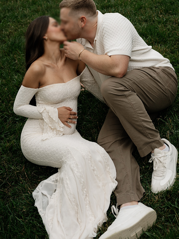 Lace- Off Shoulder Mermaid Bodycon Gowns Maternity Maxi Dress