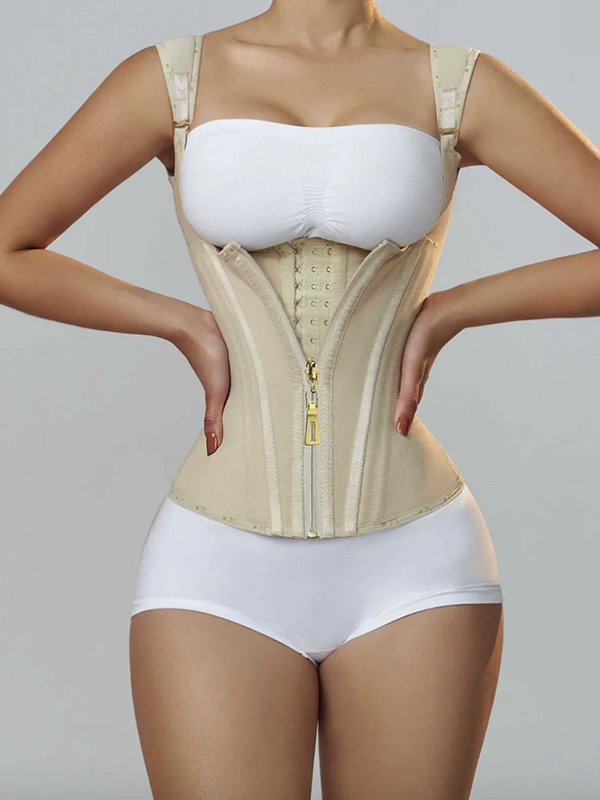 Bumplook Zipper Close Body Shaper Tummy Control Waist Trainer