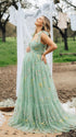 Elegant Green Maternity Maxi Dress – Photoshoot & Baby Shower Outfit