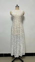 elegant white maternity dress lace high waist mermaid skirt sleeveless pregnancy photoshoot dress