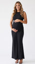Black Bodycon Maternity Dress for Maternity Photoshoot | Bumplook