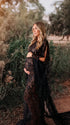 Black Lace Pregnancy Photoshoot Gown, Sheer Maternity Dress for Maternity Photoshoot, Pregnancy Announcement, Studio Portraits | Bumplook