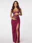 Burgundy Halter Lace Corset Maternity Maxi Dress – Draped Pregnancy Photoshoot Gown