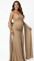 champagne glitter maternity maxi dress sheer mesh bodycon pregnancy gown