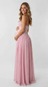 Dusty Pink Maternity Dress, Lace Pregnancy Maxi Dress for Baby Shower, Maternity Photoshoot, Gender Reveal, Pregnancy Announcement, Bridal Shower, Formal Events | Bumplook