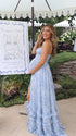 French Blue Maternity Dress, Something Blue Maternity Maxi Dress for Baby Shower, Maternity Photoshoot, Gender Reveal, Pregnancy Announcement, Beach Photoshoot, Bridal Shower, Formal Events | Bumplook