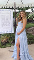 French Blue Maternity Dress, Something Blue Maternity Maxi Dress for Baby Shower, Maternity Photoshoot, Gender Reveal, Pregnancy Announcement, Beach Photoshoot, Bridal Shower, Formal Events | Bumplook