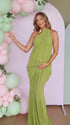 Green Butterfly Maternity Dress for Garden Baby Shower | Bumplook
