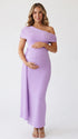 Lavender Maternity Dress for Garden Baby Shower | Bumplook