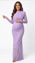 Lavender Baby Shower Dress, Elegant Maternity Dress for Maternity Photoshoot, Gender Reveal, Pregnancy Announcement, Bridal Shower, Formal Events | Bumplook