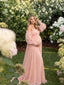 Blush Pink Swiss Dot Maternity Photoshoot Gown