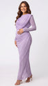 Purple Maternity Photoshoot Dress, Ruched Pregnancy Dress for Baby Shower, Gender Reveal, Pregnancy Announcement, Bridal Shower, Formal Events | Bumplook