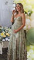 Sage Green Boho Maternity Dress, Garden Baby Shower Maternity Maxi Dress for Baby Shower, Maternity Photoshoot, Gender Reveal, Pregnancy Announcement, Wedding Guest, Bridal Shower, Formal Events | Bumplook