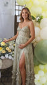 Sage Green Boho Maternity Dress, Garden Baby Shower Maternity Maxi Dress for Baby Shower, Maternity Photoshoot, Gender Reveal, Pregnancy Announcement, Wedding Guest, Bridal Shower, Formal Events | Bumplook