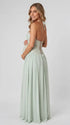 Sage Green Maternity Maxi Dress, Lace-Up Back Pregnancy Dress for Baby Shower, Maternity Photoshoot, Gender Reveal, Pregnancy Announcement, Wedding Guest, Bridal Shower, Formal Events | Bumplook