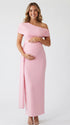 Elegant Pink Pregnancy Occasion Dress for Bridal Shower and Special Events | Bumplook