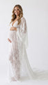 Boho Lace Maternity Photoshoot Dress, White Pregnancy Gown for Baby Shower, Maternity Photoshoot, Pregnancy Announcement, Bridal Shower, Formal Events | Bumplook