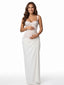 White Lace Corset Maternity Maxi Dress – Luxury Gender Reveal & Bridal Pregnancy Gown