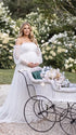 White Maternity Photoshoot Gown, Swiss Dot Dress for Baby Shower, Pregnancy Announcement, Gender Reveal, Bridal Shower, Formal Events | Bumplook