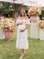 White Eyelet Maternity Dress for Baby Shower & Photoshoot