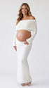 White Boho Maternity Photoshoot Outfit, Outdoor Pregnancy Photoshoot Set for Baby Shower, Maternity Photoshoot, Gender Reveal, Pregnancy Announcement, Wedding Guest, Bridal Shower, Formal Events | Bumplook