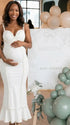 White Pearl Bodycon Maternity Midi Dress, Elegant Pregnancy Dress for Baby Shower, Maternity Photoshoot, Gender Reveal, Bridal Shower, Wedding Guest, Formal Events | Bumplook