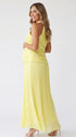 Elegant Yellow Maternity Dress for Pregnancy Photoshoot | Bumplook